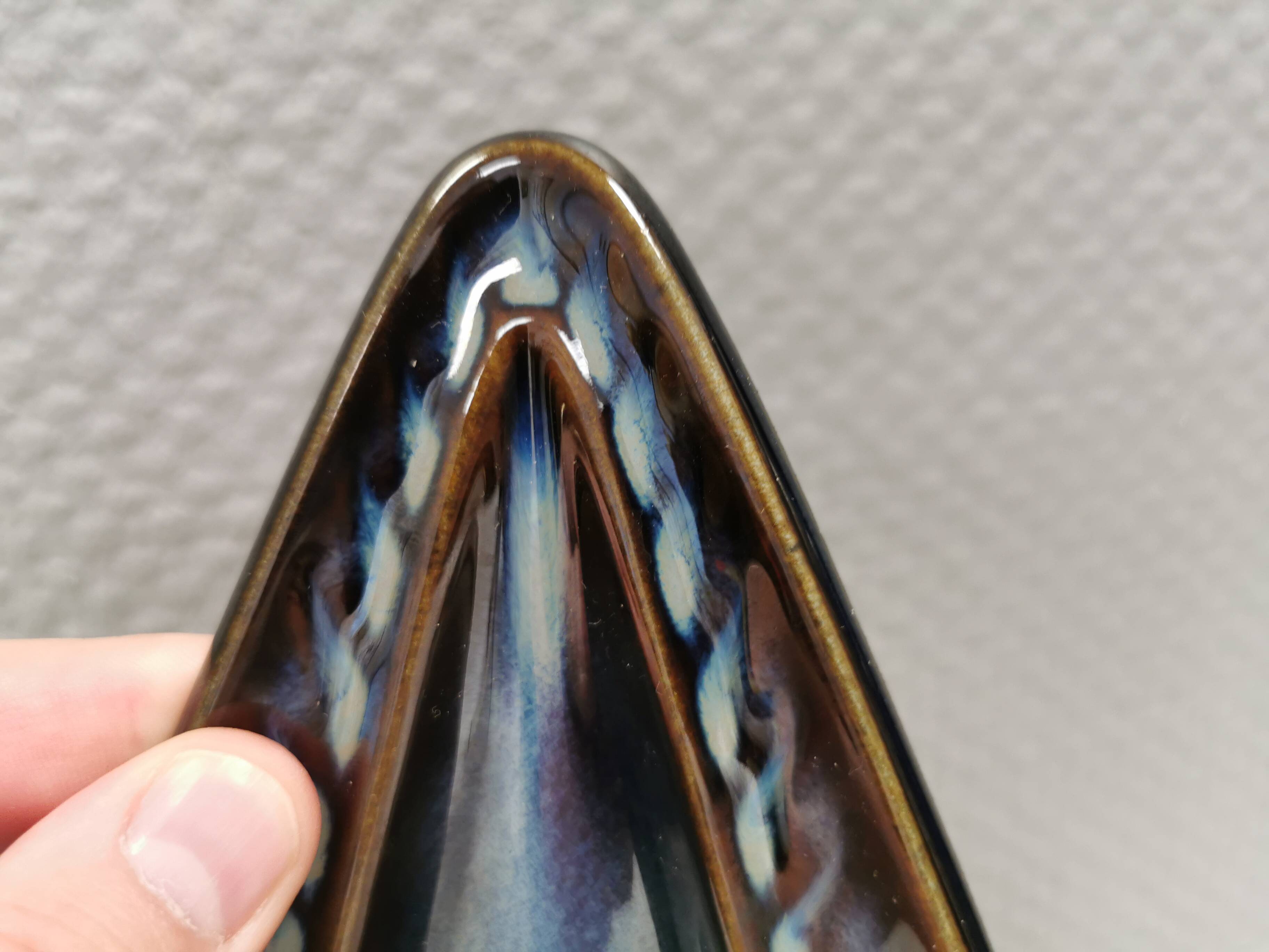 Søholm wall candlestick made of ceramic and in blue colors/shades 1960s