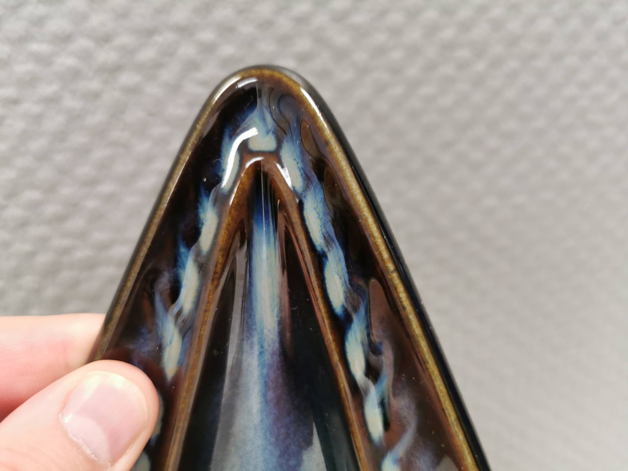 Søholm wall candlestick made of ceramic and in blue colors/shades 1960s