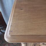 Old sandblasted walnut low sideboard