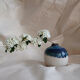 Vase blue cocoon