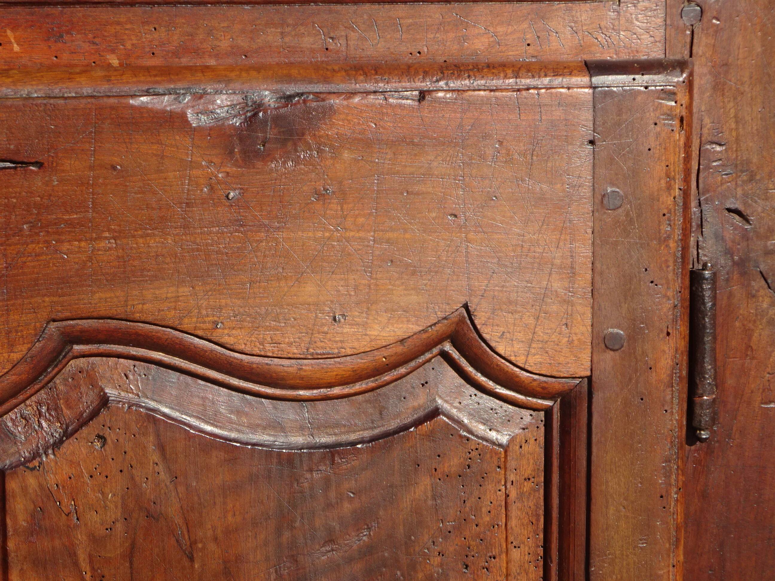 Antique walnut wedding sideboard