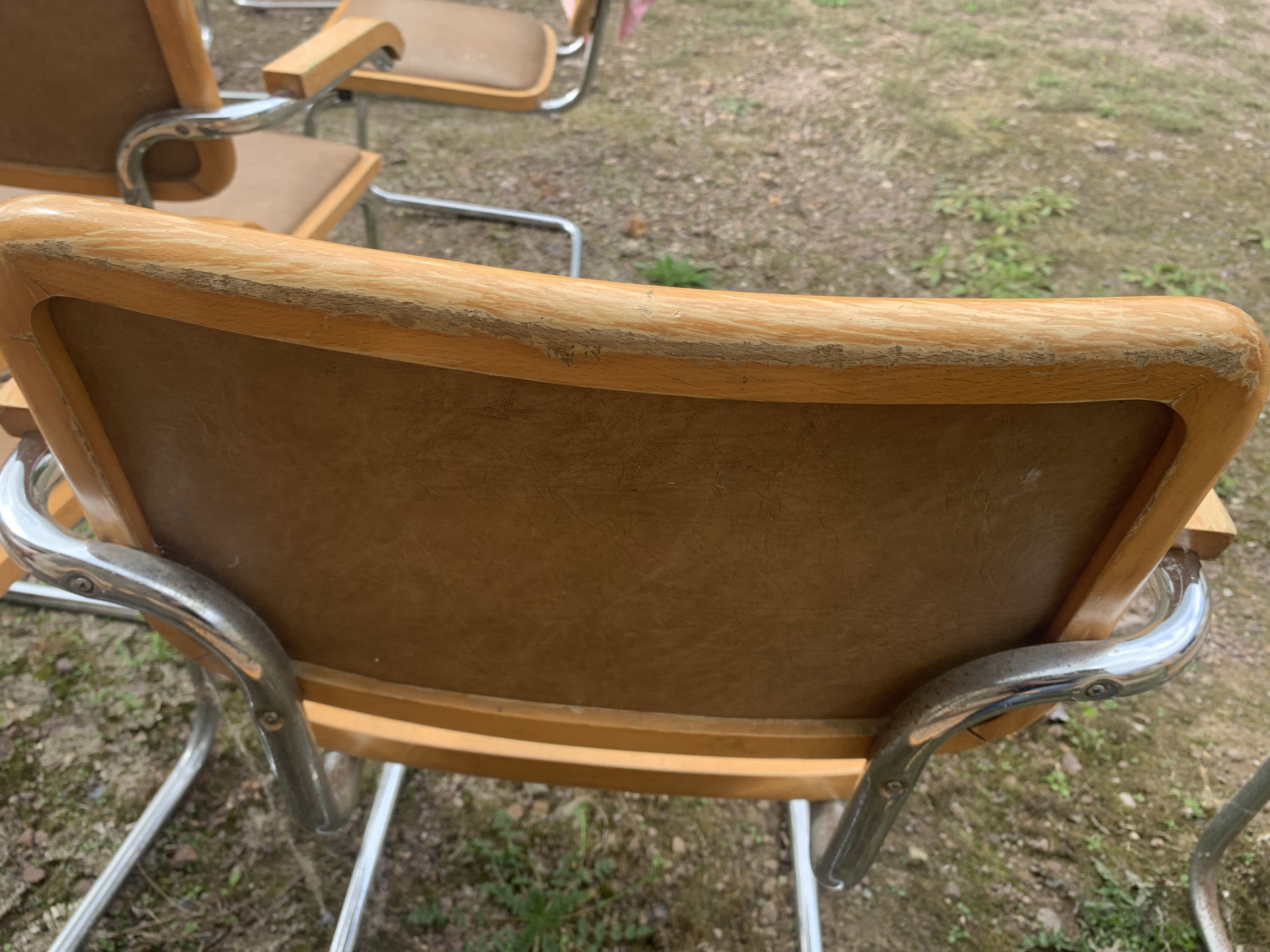 4 armchairs B64 by Marcel Breuer