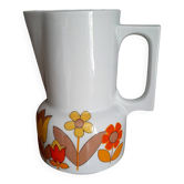 Joli Pichet décor floral Vintage très 70**Berry création  Le Lourioux