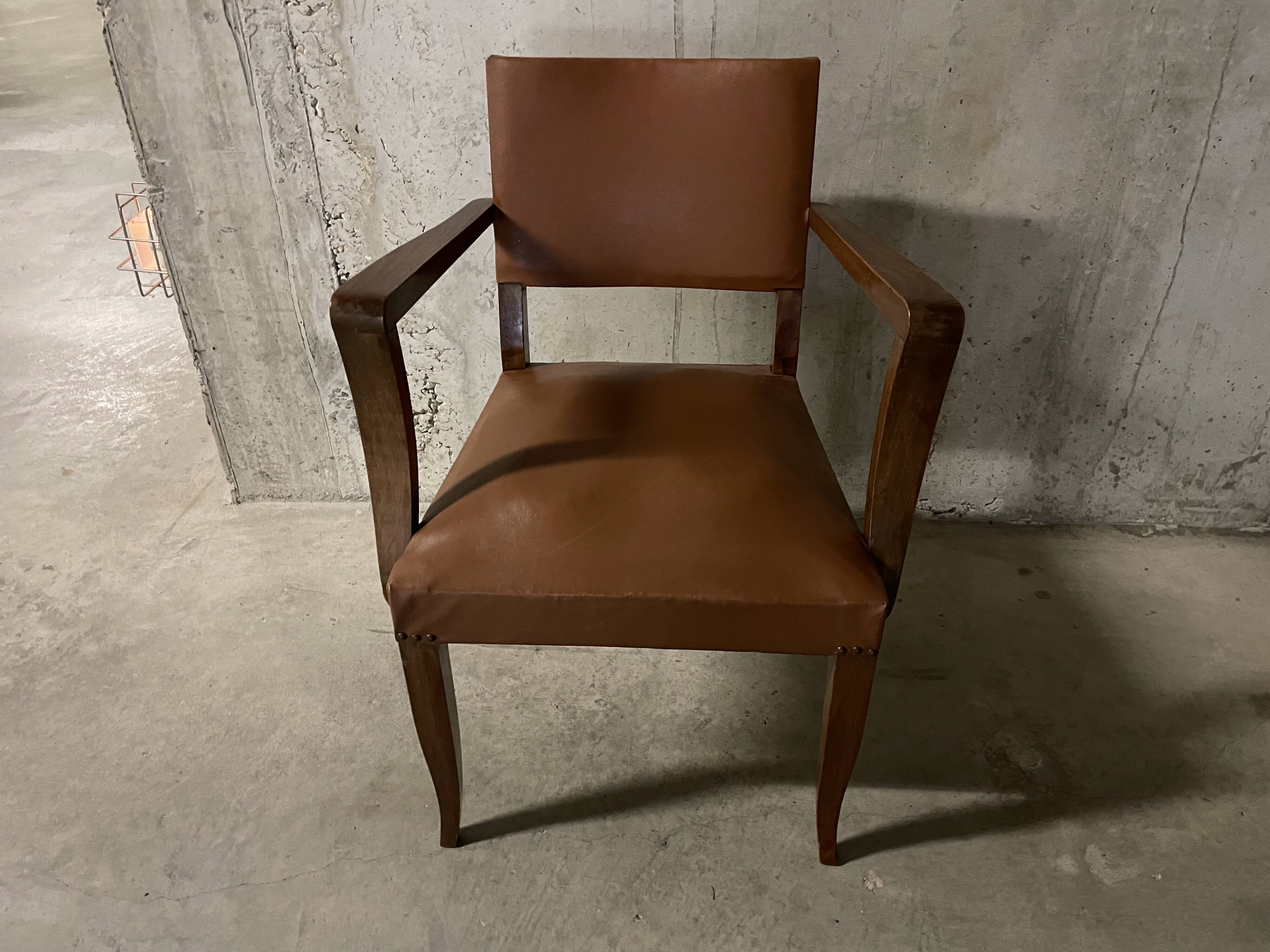 1950s bridge armchair