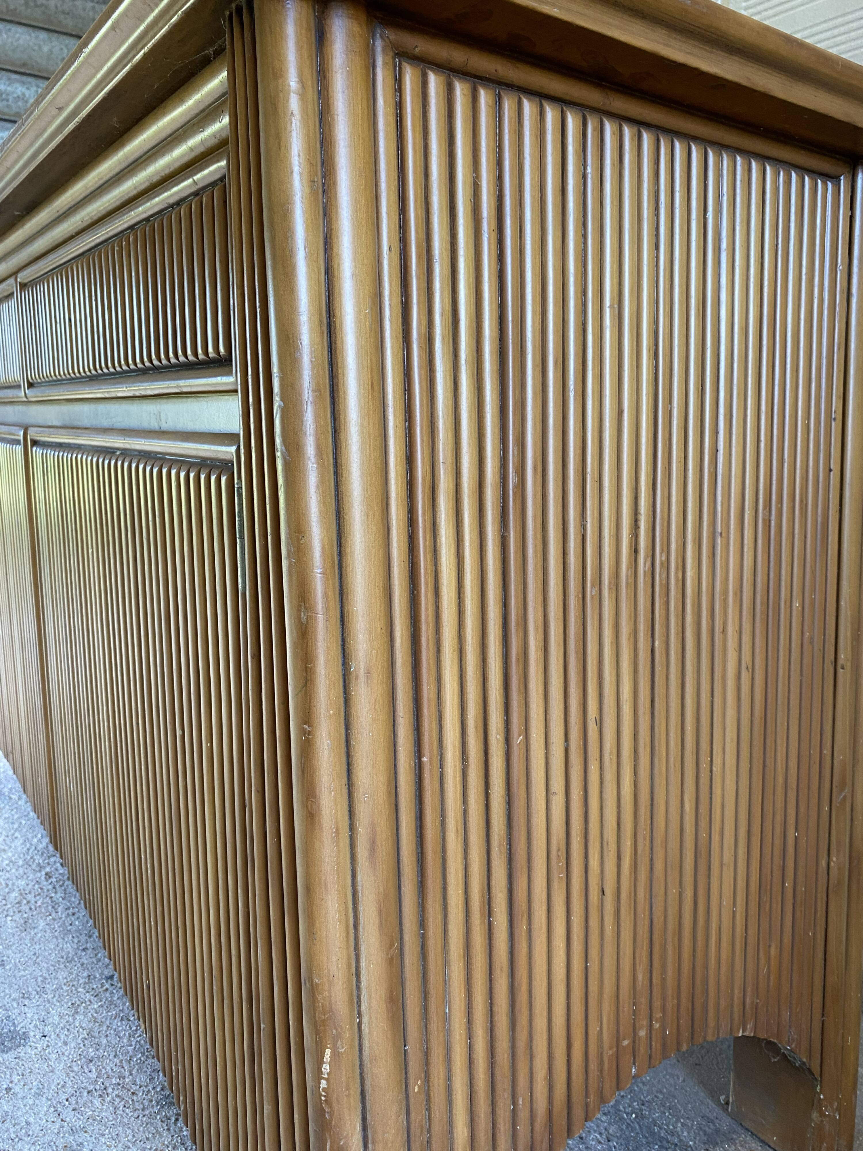 Bamboo sideboard