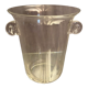 Crystalline glass champagne bucket
