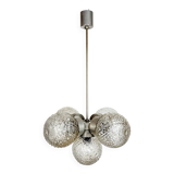 Vintage Cut Glass Chandelier from Kamenický Šenov, 1960s