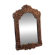 Antique wall mirror, hand-carved, vintage, 1920s