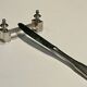 11 knife rests - Art Deco - Silver metal