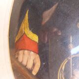 Tableau , huile sur toile , portrait d'officier XIX em