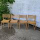 Solid wood chair