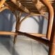Vintage rattan chair with cane back - Bohemian style