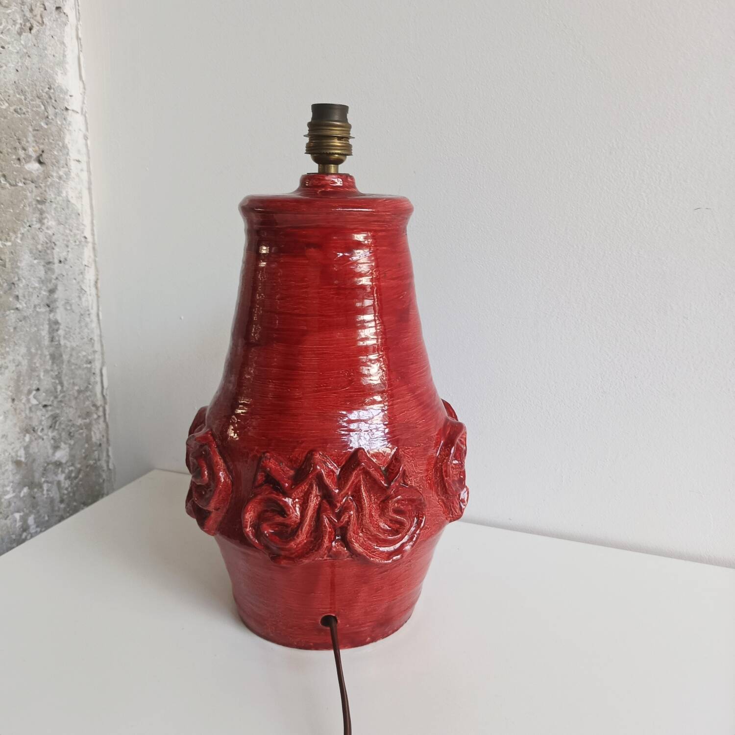 Jean Austruy ceramic lamp