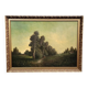 Barbizon School, 19th century: large oil painting on canvas, circa 1850