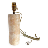 Mineral stone lamp base