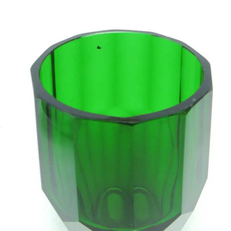 Art Deco vase, crystal, designed by J. Hoffmann, Bohemia, Czechoslovakia, 1930s