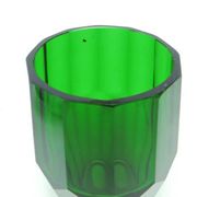 Art Deco vase, crystal, designed by J. Hoffmann, Bohemia, Czechoslovakia, 1930s