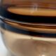 Postmodern brown incalmo murano glass vase
