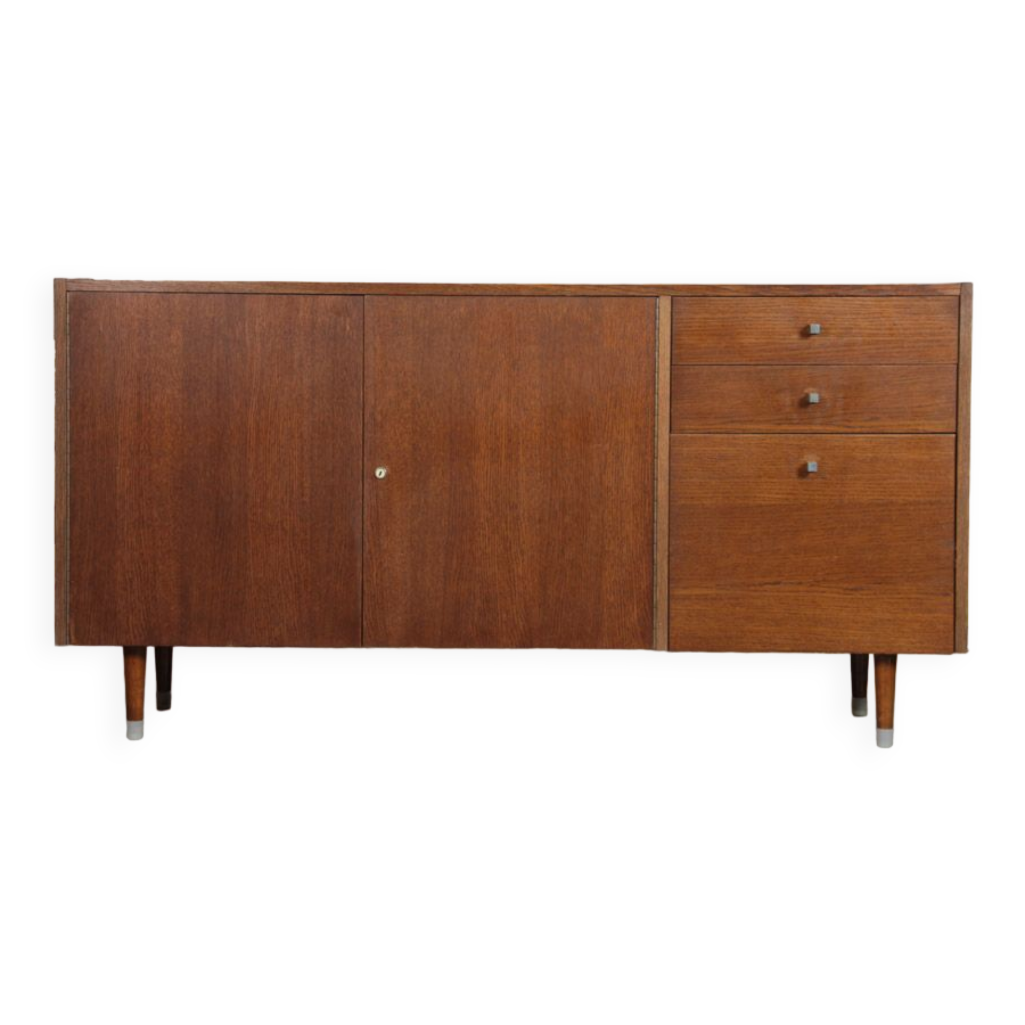 Wooden enfilade produced by drevozpracujici podnik, 1960