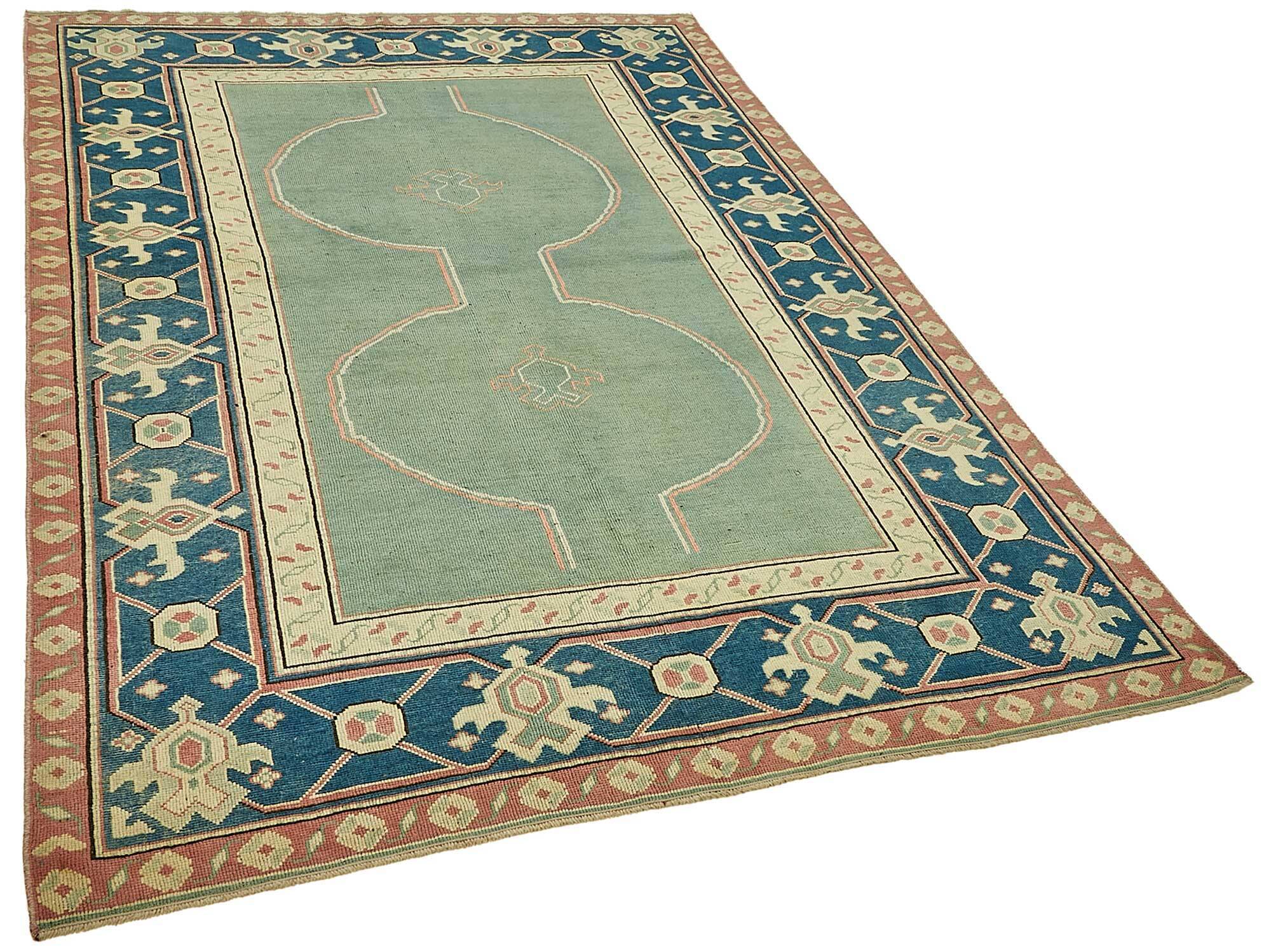 Turkish Vintage Anatolian Rug 151 cm x 242 cm