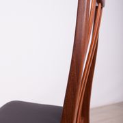 Mid Century Teak & Leather Dining Chairs by Leslie Dandy for G-Plan, 1960