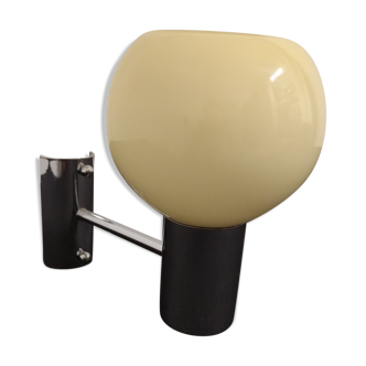 70s wall light in opaline