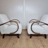 Pair of armchairs by Jindrich Halabala