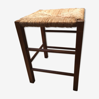 Tabouret paillé