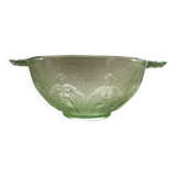 Green glass Breton bowl