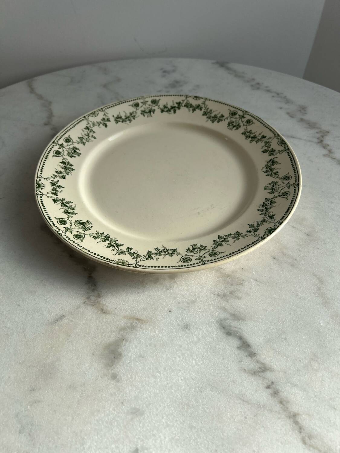 Assiette Badonviller, collection Champagne