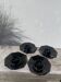 4 coquetiers noirs 1970