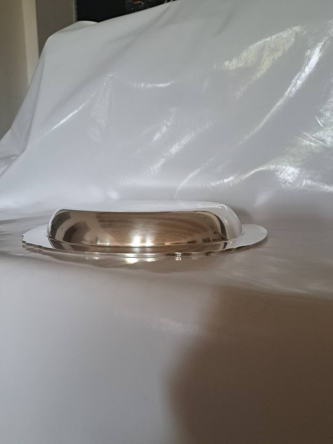 Three dishes Signed Christofle Gallia collection