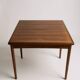 Table à manger carrée extensible scandinave - Poul Hundevad - 1960