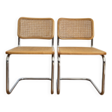 Set of 2 Cesca chairs by Marcel BREUER b32
