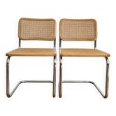 Lot de 2 chaises Cesca par Marcel BREUER b32