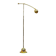 Massive space age floor lamp in gold metal with a balancing arm – 70s 80s