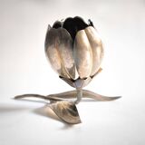 Cendrier en métal en forme de fleur Plame 1960