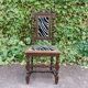 Antique carved wooden chair