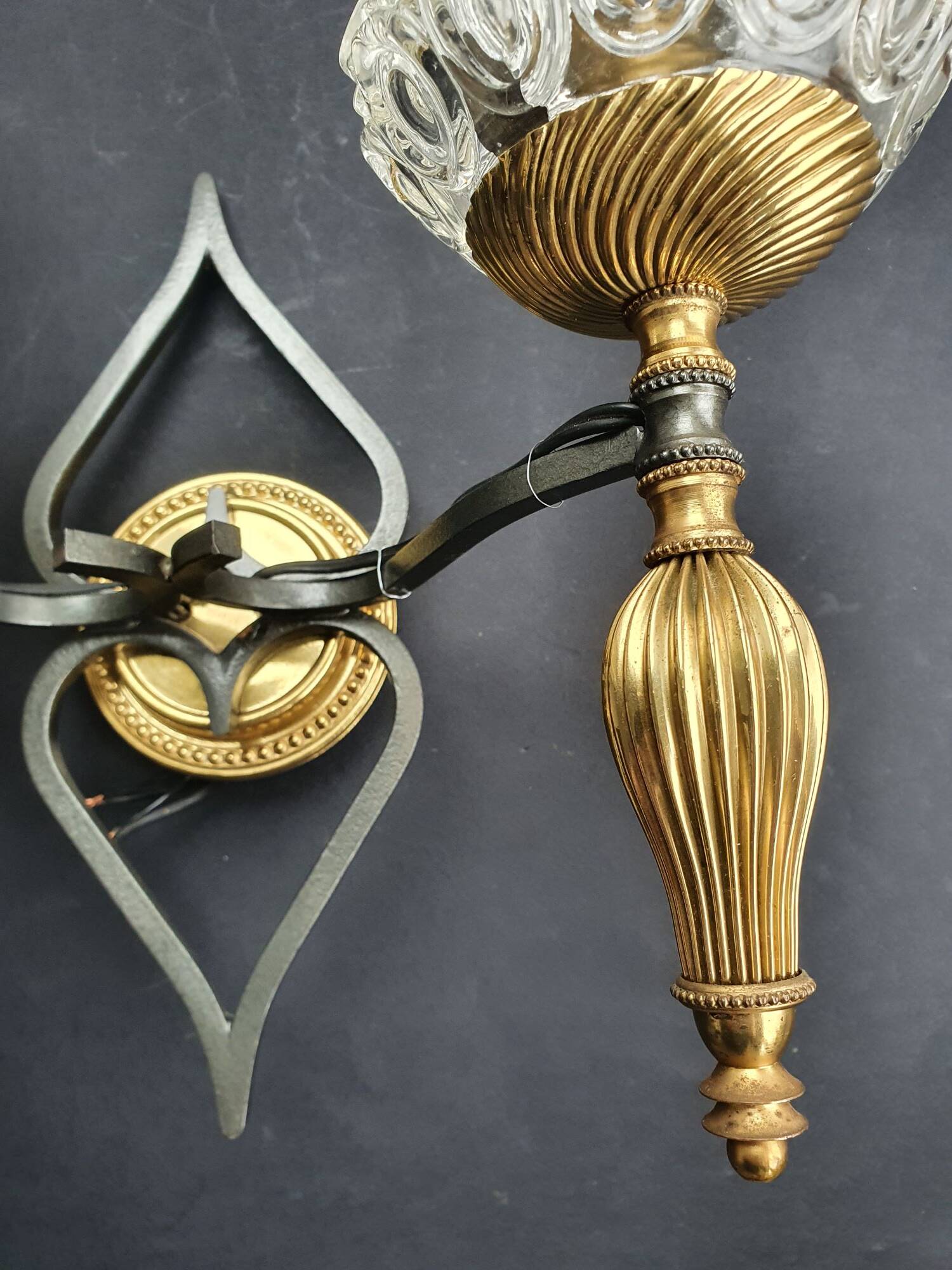 Pair of vintage wall sconces