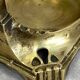 Large Jugendstil desk lamp with crystals