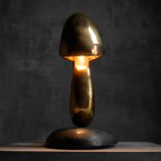 Sculpture lumineuse en bronze « Pêcheur » de Carlo Lorenzetti, Pays-Bas, 2019