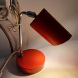 70's red desk lamp