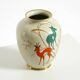 40s porcelain vase with handpainted wildlife motifs from PMR Bavaria Jaeger
