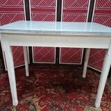 Vintage formica and wood table, 50s