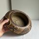 Modernist raw stoneware coupe by Haico Nitzsche for Søholm, Denmark.