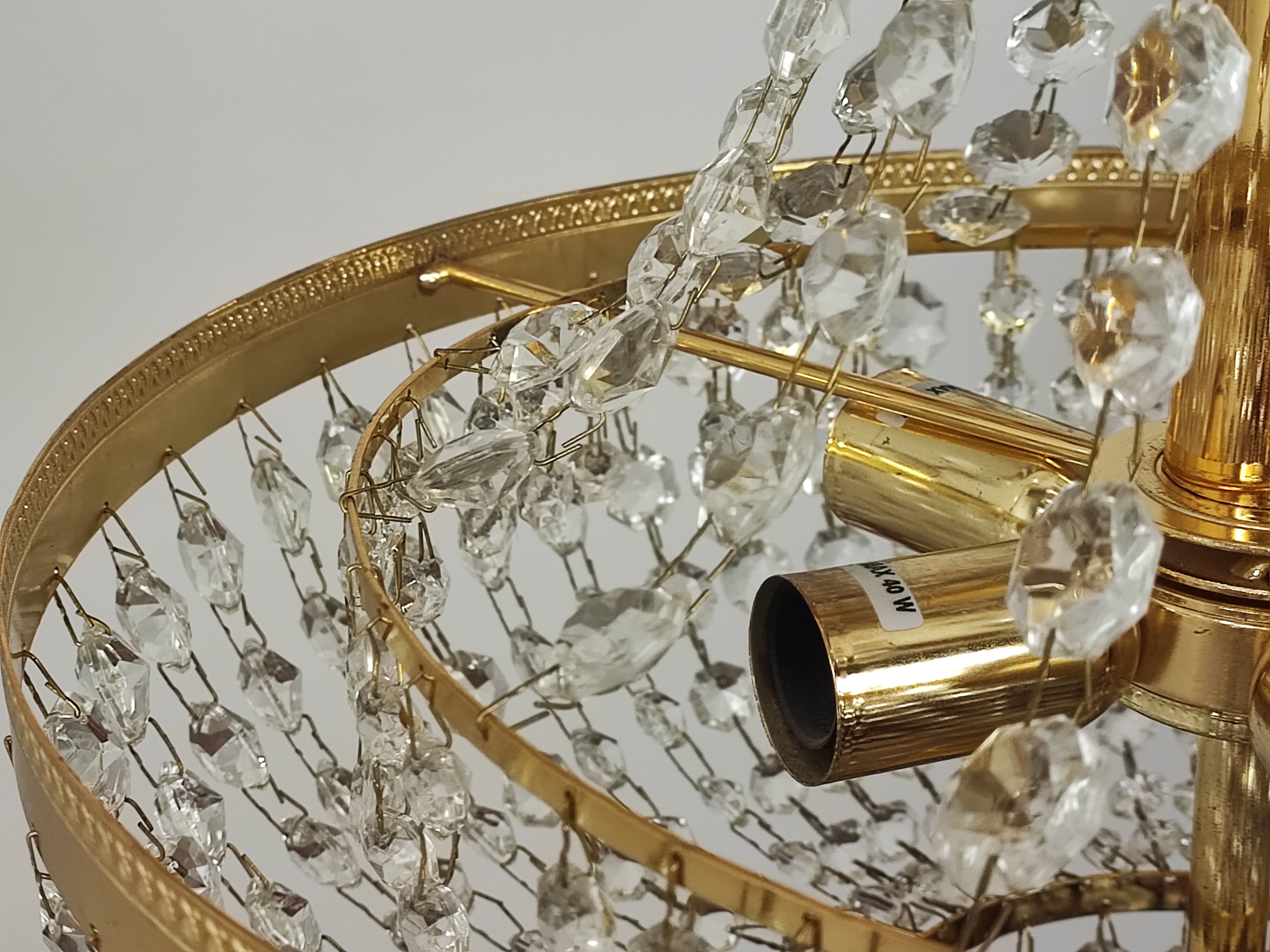 Chandelier with tassels