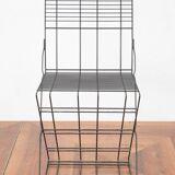 Pair of Italian steel chairs