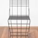 Pair of Italian steel chairs