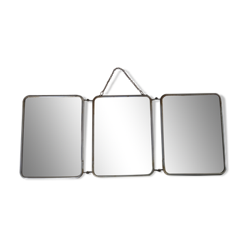Miroir de barbier ancien