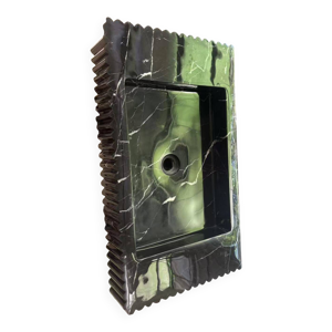 Meuble vasque suspendu - marbre noir